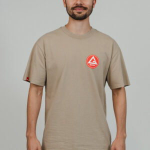 Red Shield Elite Mens Tee - Sand