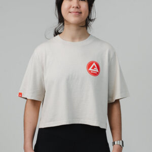 Red Shield Elite Womens Crop Tee - Natural
