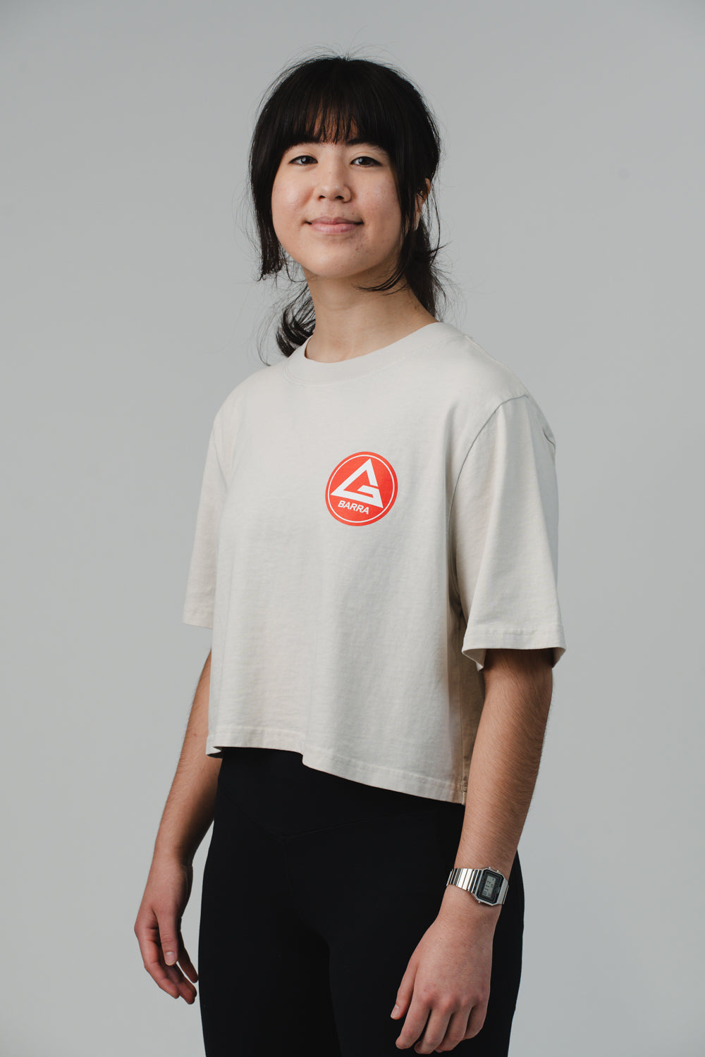Red Shield Elite Womens Crop Tee - Natural - Image 3