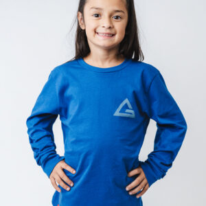 Arte Suave Youth Long Sleeve Tee - Blue