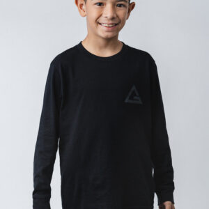 Arte Suave Youth Long Sleeve Tee - Black