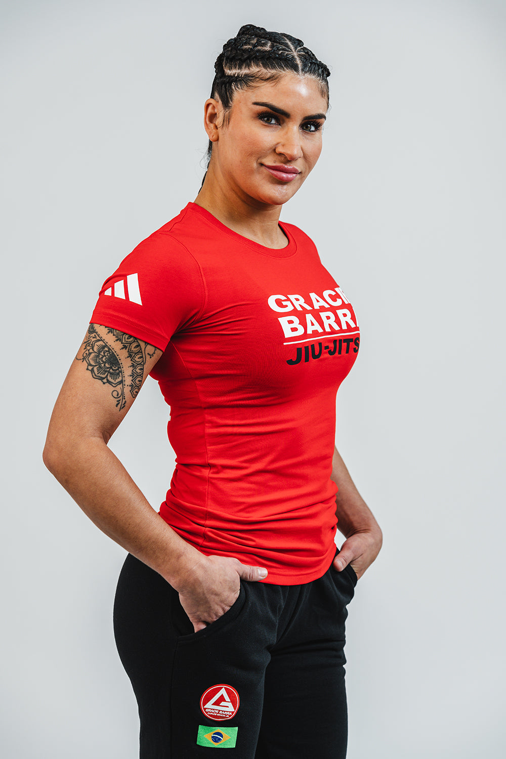 T-shirt GB Comp Team de Senhora by Adidas - Vermelho - Image 3