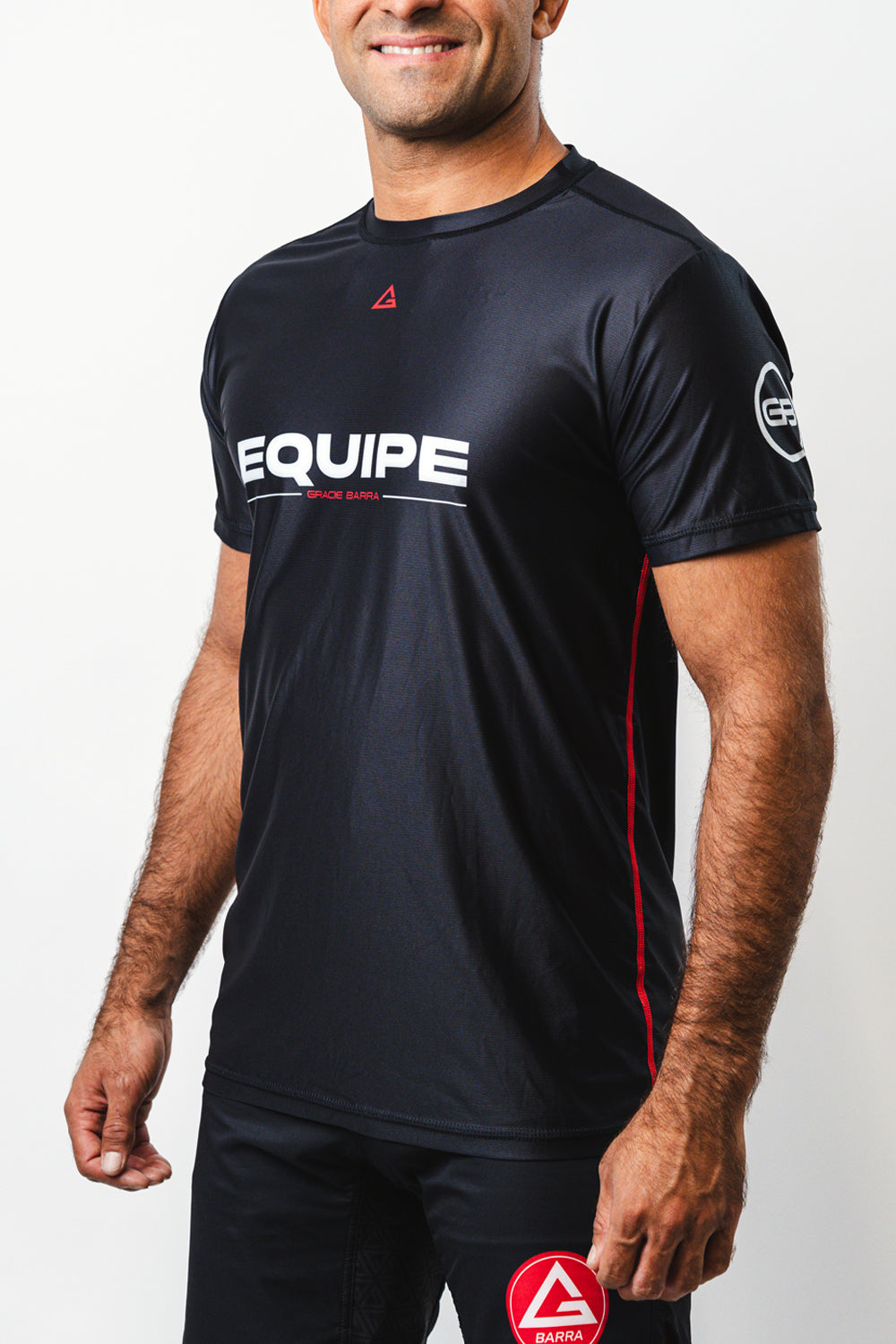 GB Essentials Mesh Training Tee - Black - Image 3