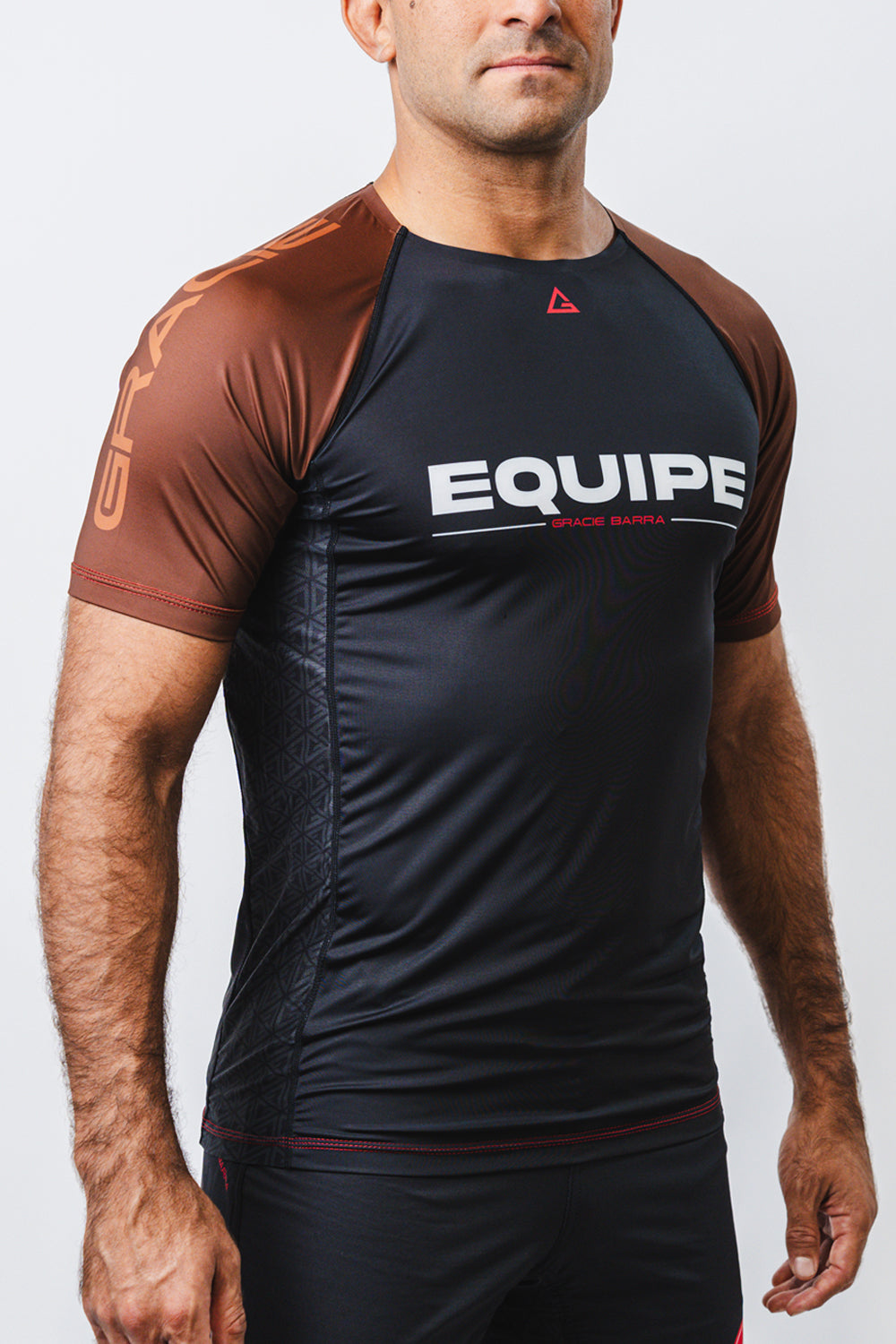 GB Essentials Ranked Rashguard - Brown - Image 2