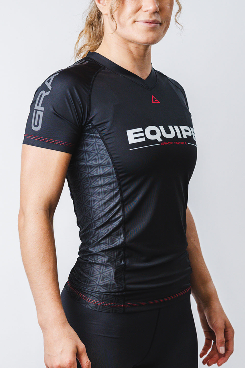 GB Essentials Womens Ranked Rashguard - Black - Image 2