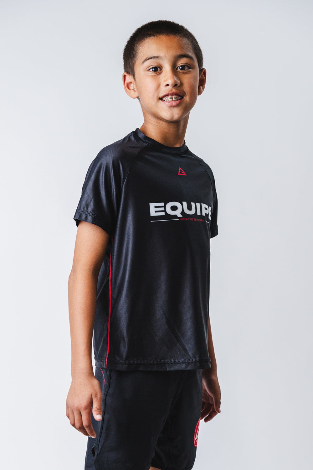 GB Essentials Youth Mesh Training Tee - Black - Image 2