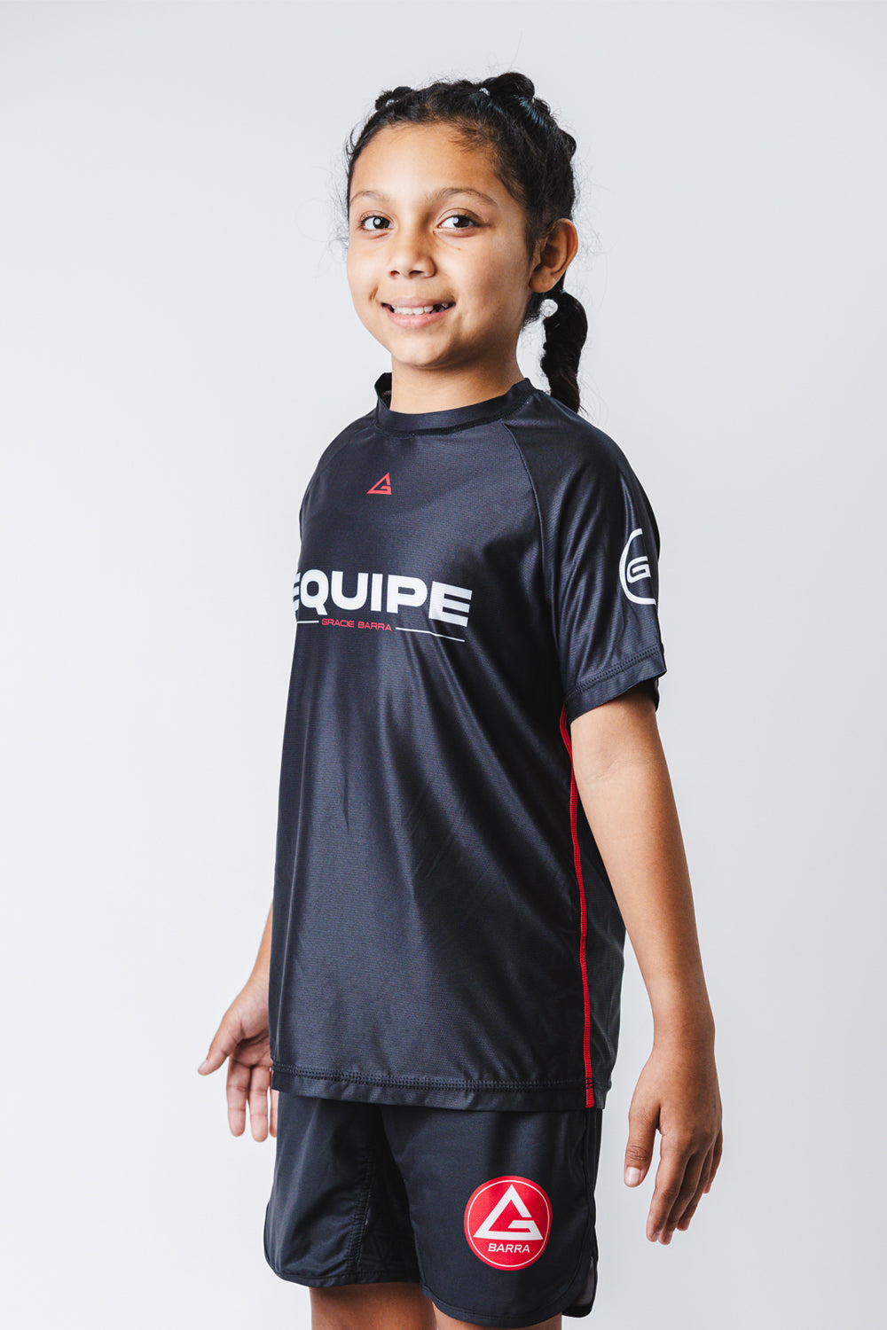 GB Essentials Youth Mesh Training Tee - Black - Image 3