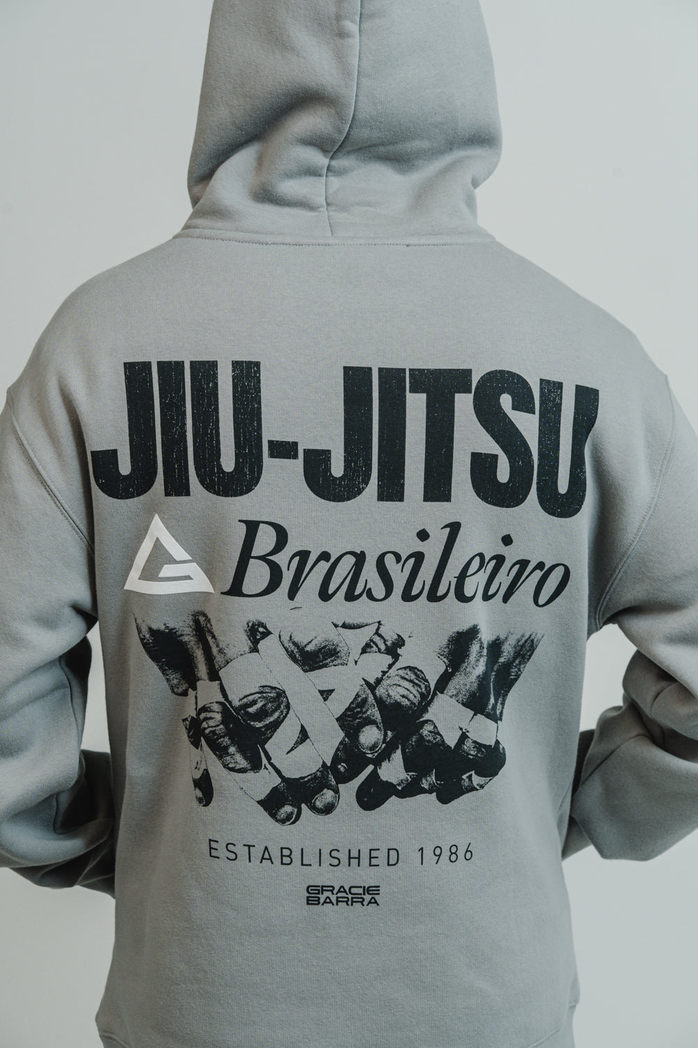 GB Grip Mens Hoodie - Grey - Image 6
