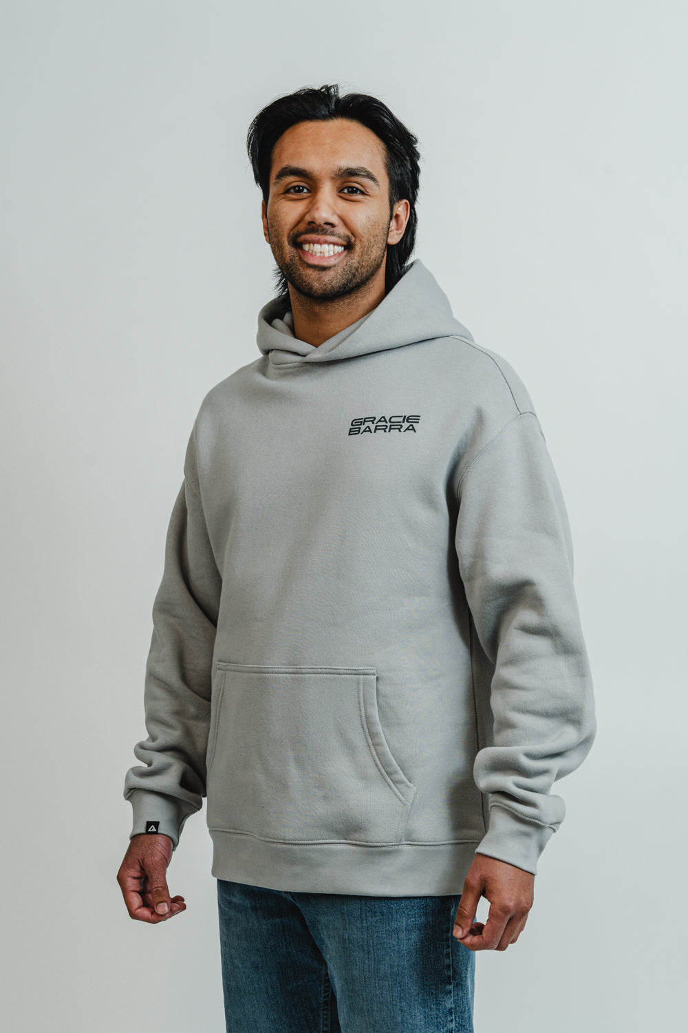 GB Grip Mens Hoodie - Grey - Image 3