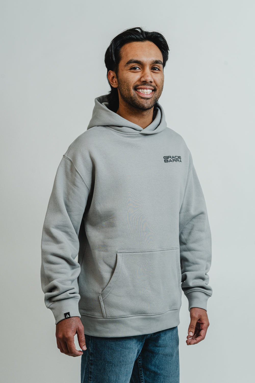 GB Grip Mens Hoodie - Grey - Image 2