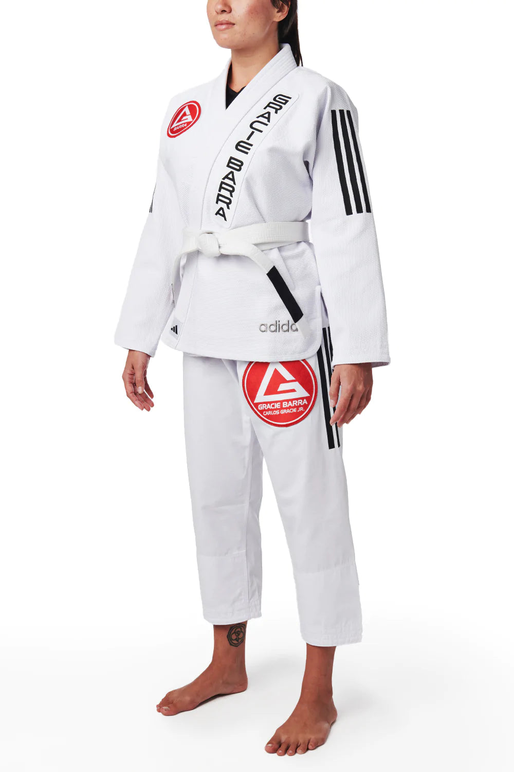 Kimono GB adidas® Stronger Together de Senhora - Branco - Image 3