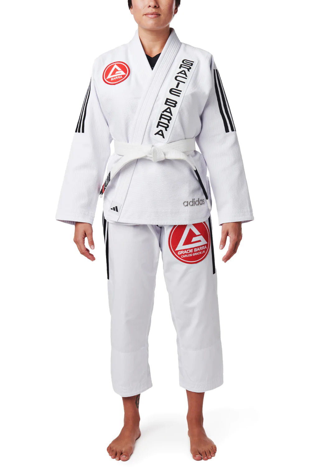 Kimono GB adidas® Stronger Together de Senhora - Branco