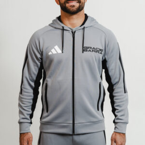 GB Team Track Jacket by Adidas - Grey