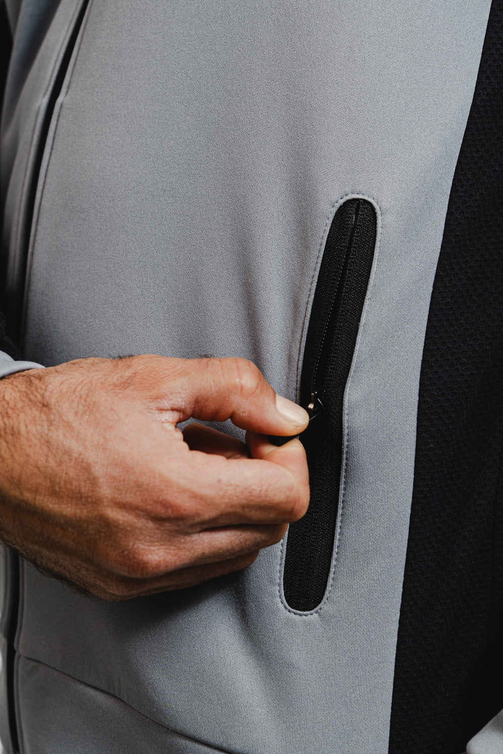 GB Team Track Jacket by Adidas - Grey - Image 6