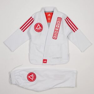 III Stripes Youth Kimono by adidas - White