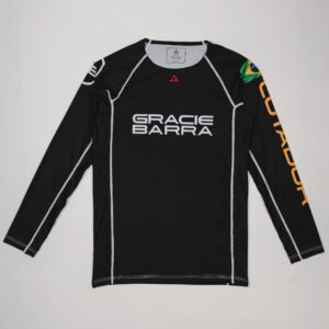 Rashguard Lutador Ranked Manga Comprida - Preto