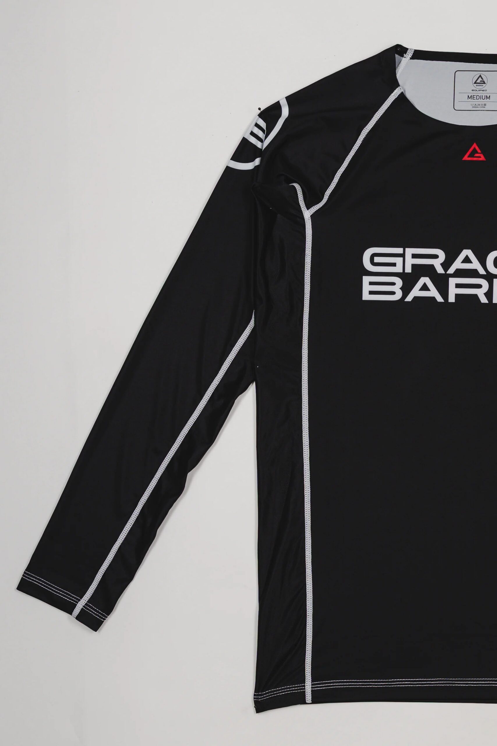 Rashguard Lutador Ranked Manga Comprida - Preto - Image 4