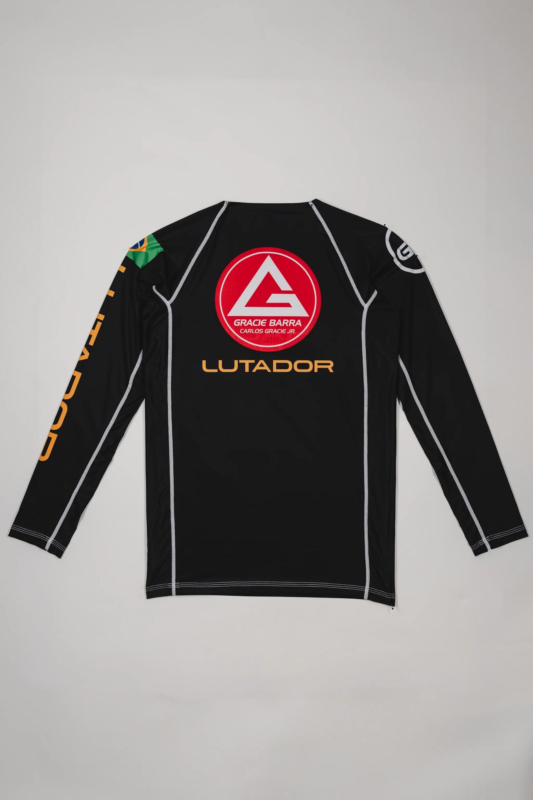 Rashguard Lutador Ranked Manga Comprida - Preto - Image 2