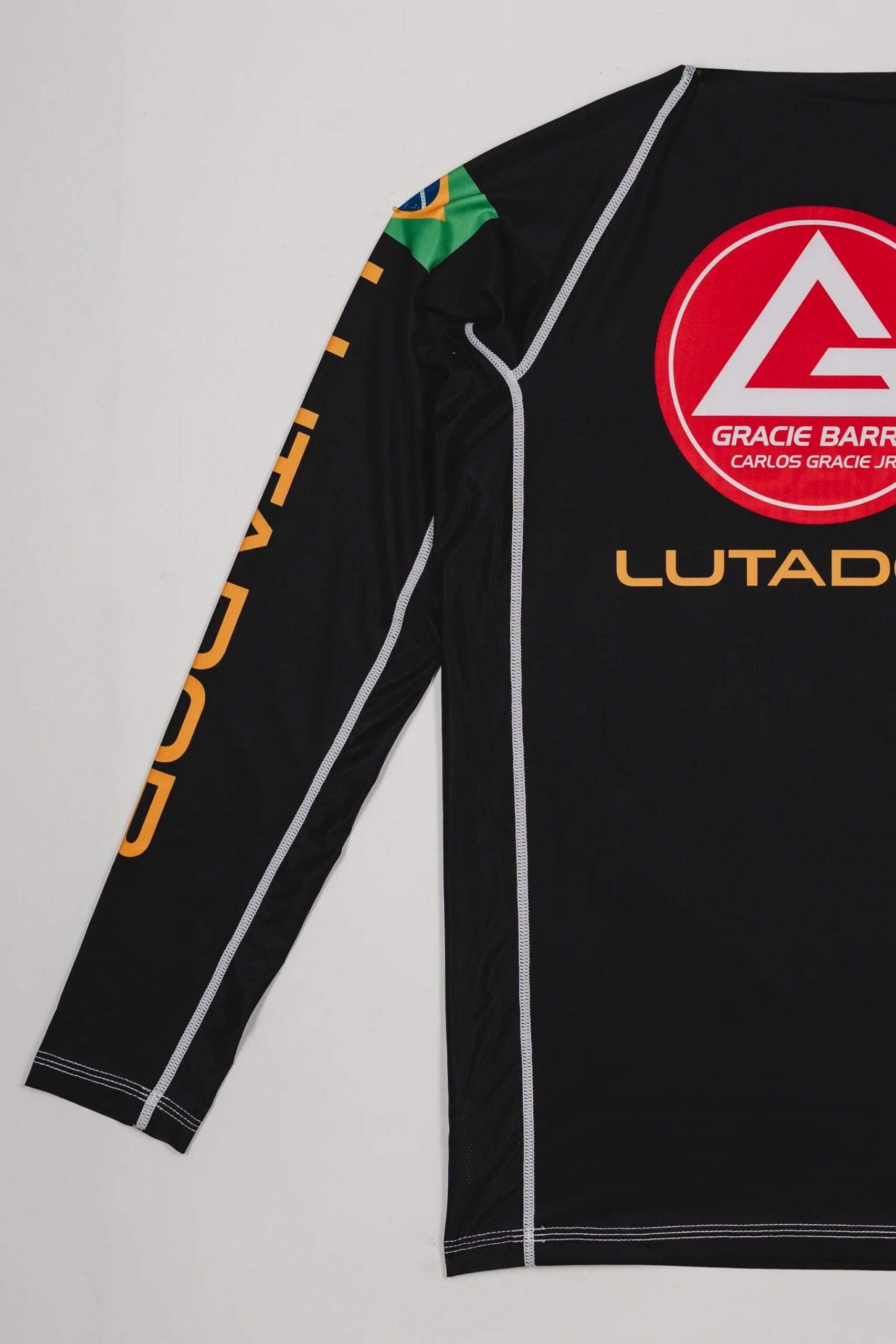 Rashguard Lutador Ranked Manga Comprida - Preto - Image 6