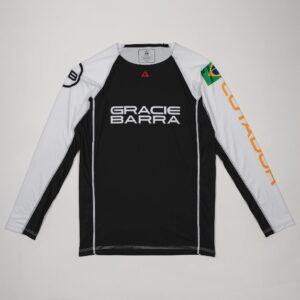 Rashguard Lutador Ranked Manga Comprida - Branco