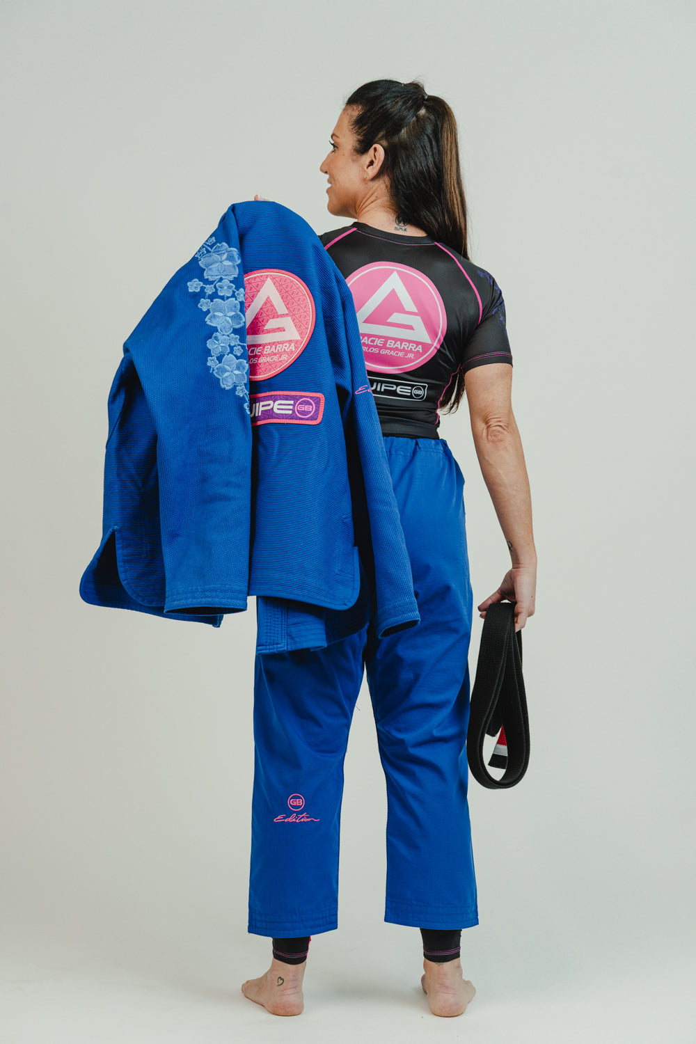 Sakura Womens Kimono - Blue - Image 5