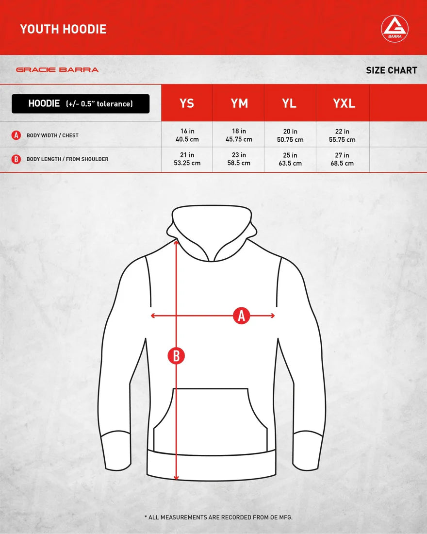 GB Grip Youth Hoodie - Grey - Image 6